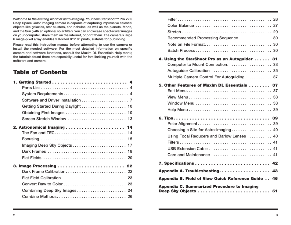 Orion STARSHOOT 52085 User Manual | Page 2 / 29