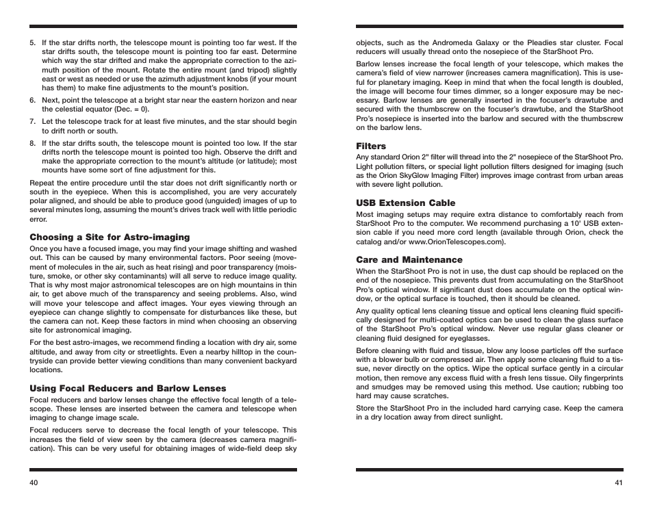 Orion STARSHOOT 52085 User Manual | Page 21 / 29