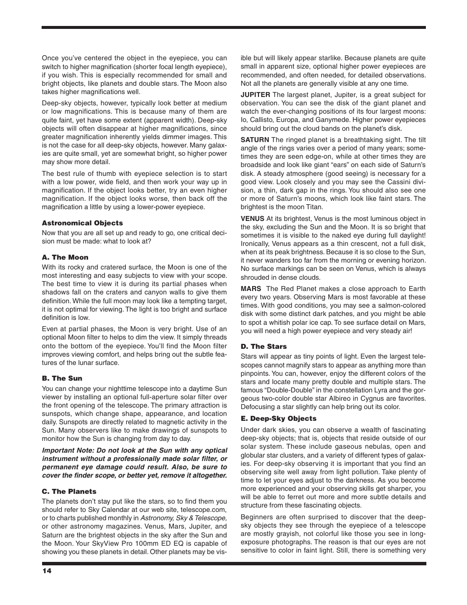 Orion ED EQ User Manual | Page 14 / 18