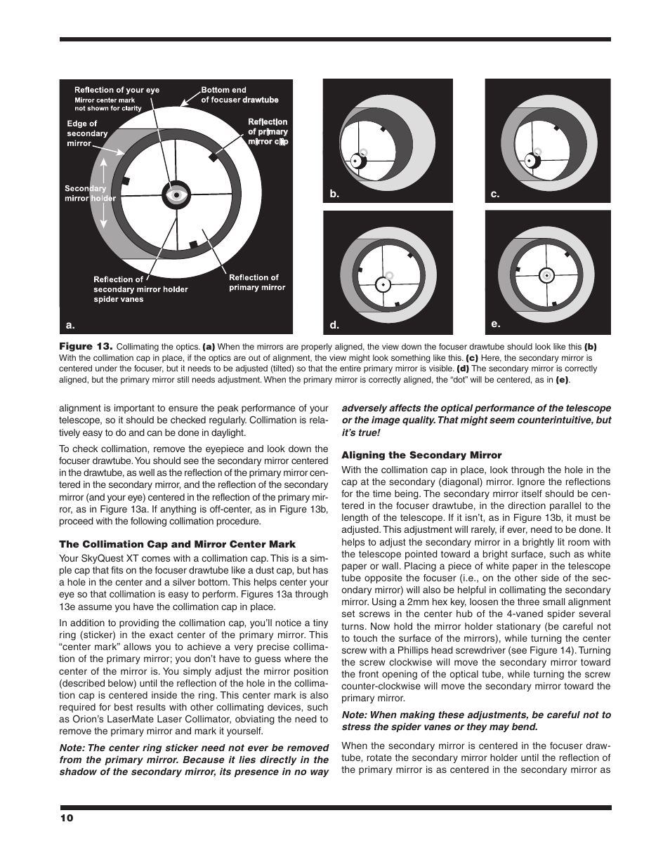 Orion SKYQUEST XT10 CLASSIC User Manual | Page 10 / 18