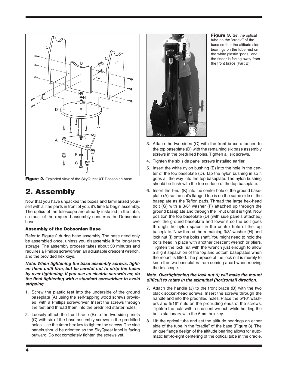 Assembly | Orion SKYQUEST XT10 CLASSIC User Manual | Page 4 / 18