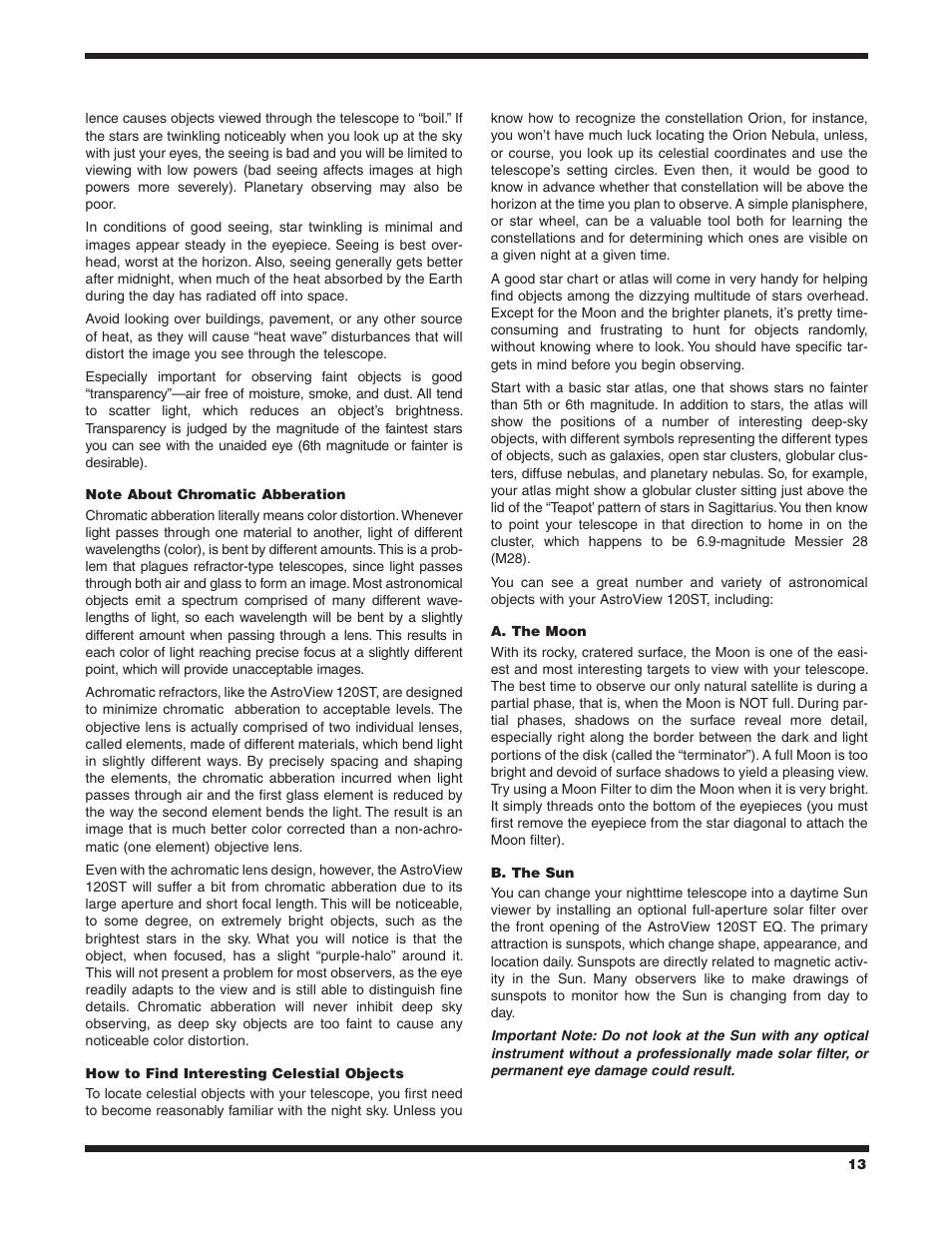 Orion AstroView 9005 User Manual | Page 13 / 16