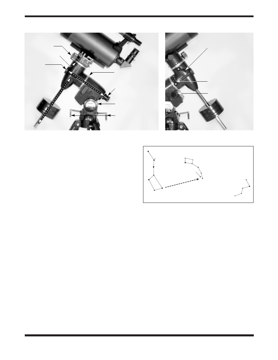 Setting up and using the equatorial mount | Orion 9877 User Manual | Page 7 / 16