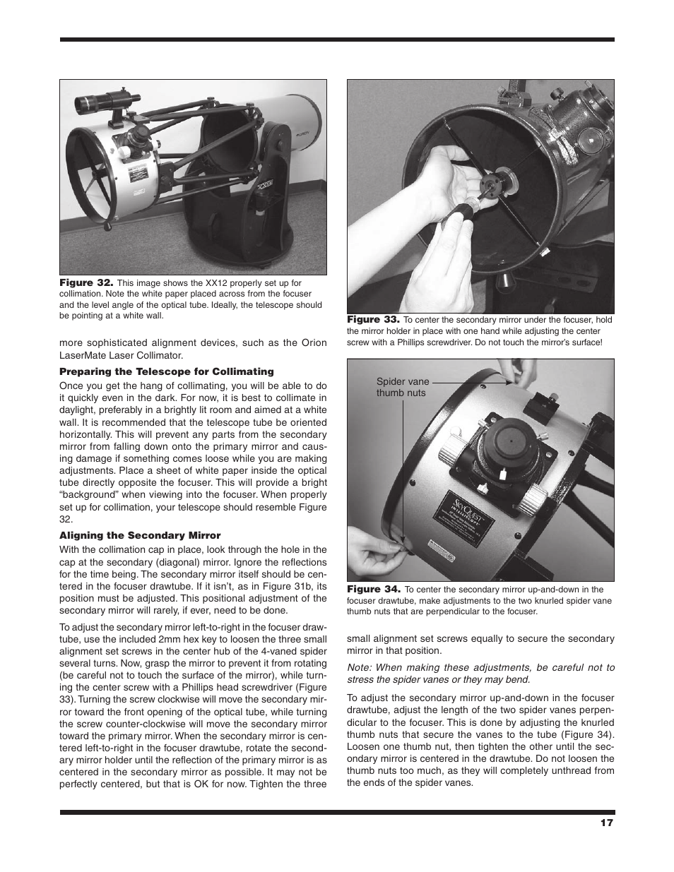 Orion SKYQUEST XX12 User Manual | Page 17 / 28