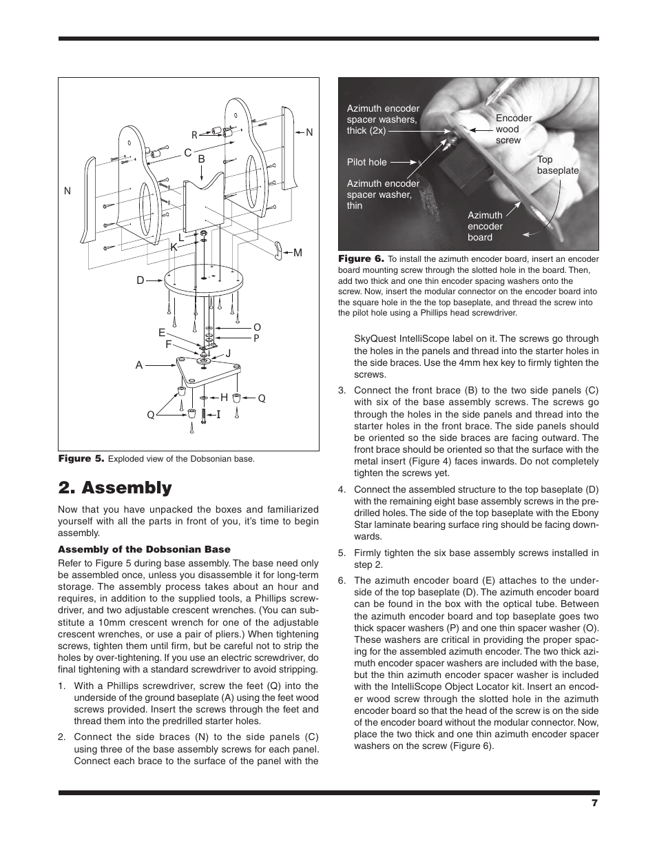 Assembly | Orion SKYQUEST XX12 User Manual | Page 7 / 28
