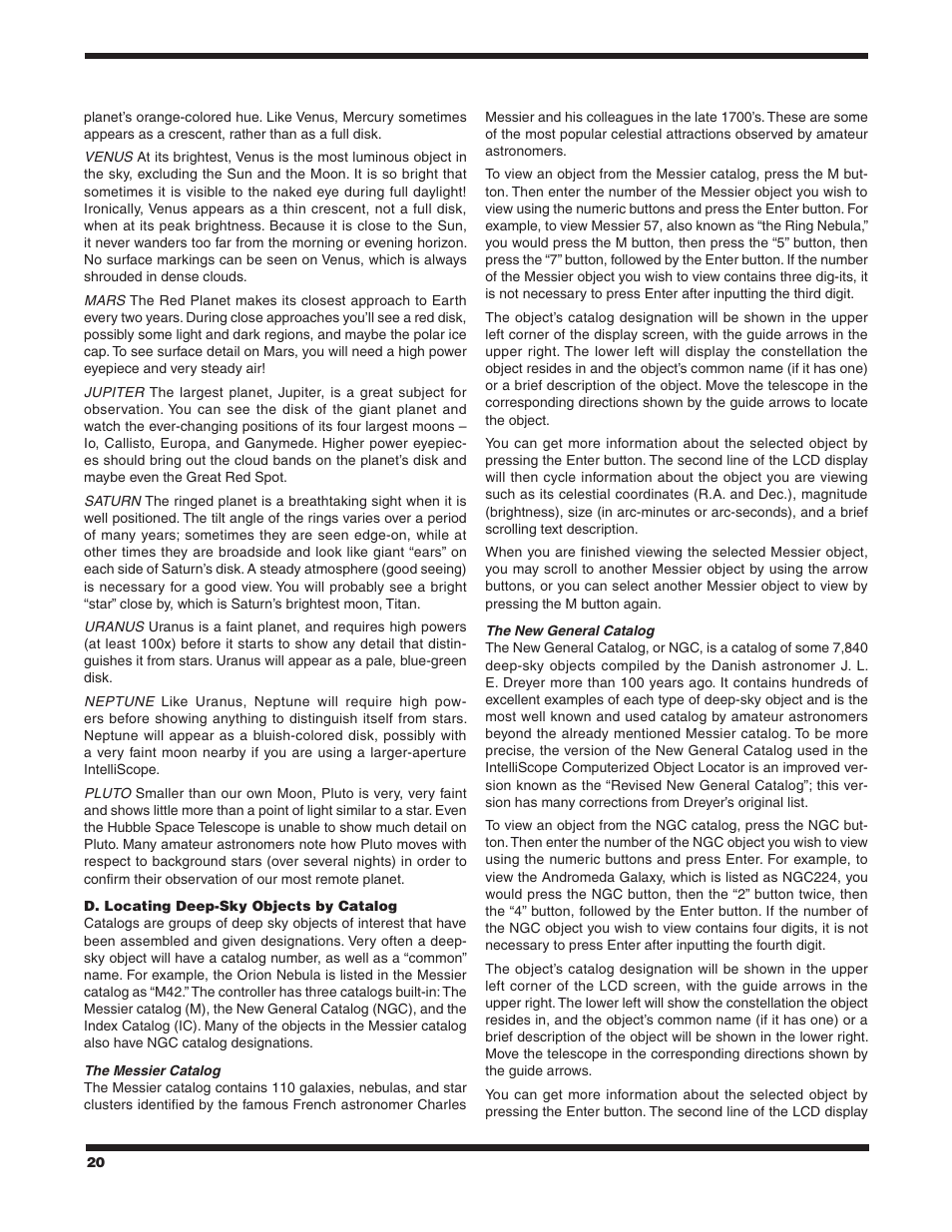 Orion STARBLAST 6/6I User Manual | Page 20 / 64