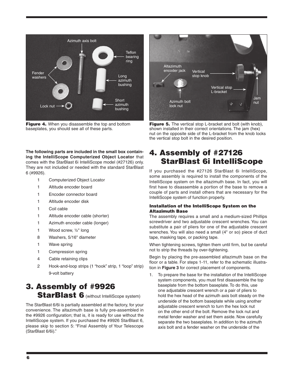 Orion STARBLAST 6/6I User Manual | Page 6 / 64