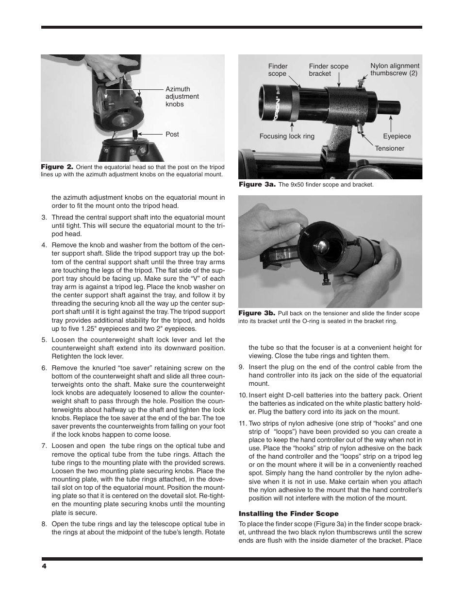 Orion ATLAS 10 EQ 9874 User Manual | Page 4 / 20