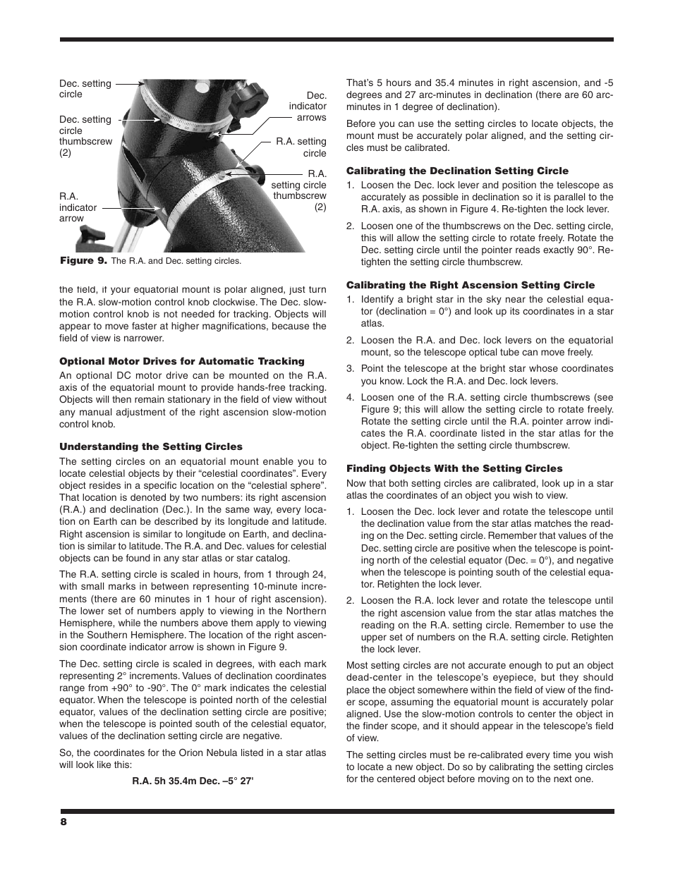 Orion SKYVIEW PRO 9829 User Manual | Page 8 / 10