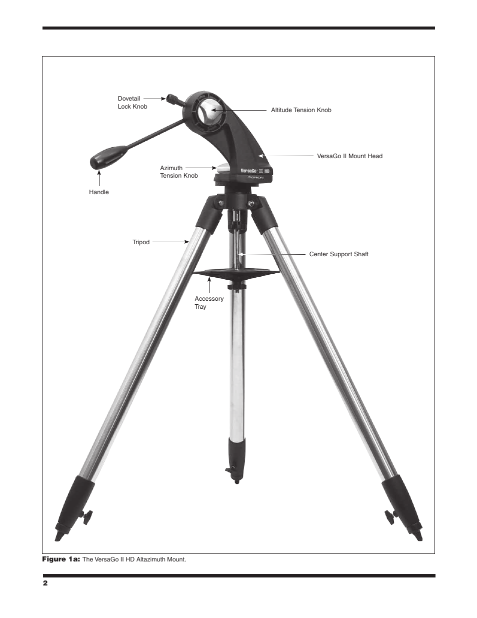 Orion VERSAGO #10105 User Manual | Page 2 / 8