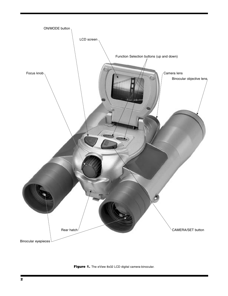 Orion eViewTM 8x32 LCD User Manual | Page 2 / 8