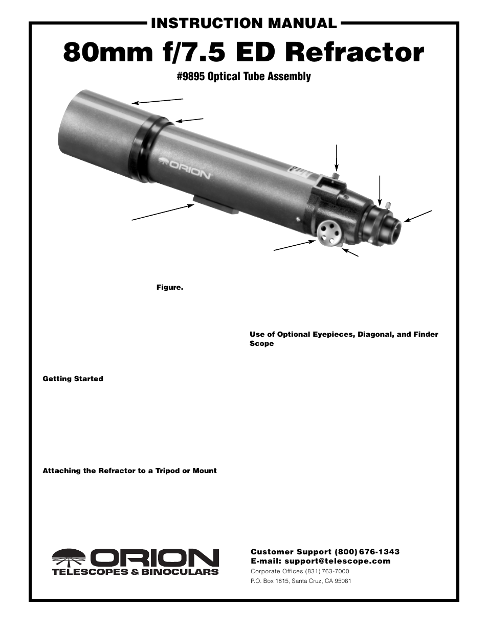 Orion 9895 User Manual | 4 pages