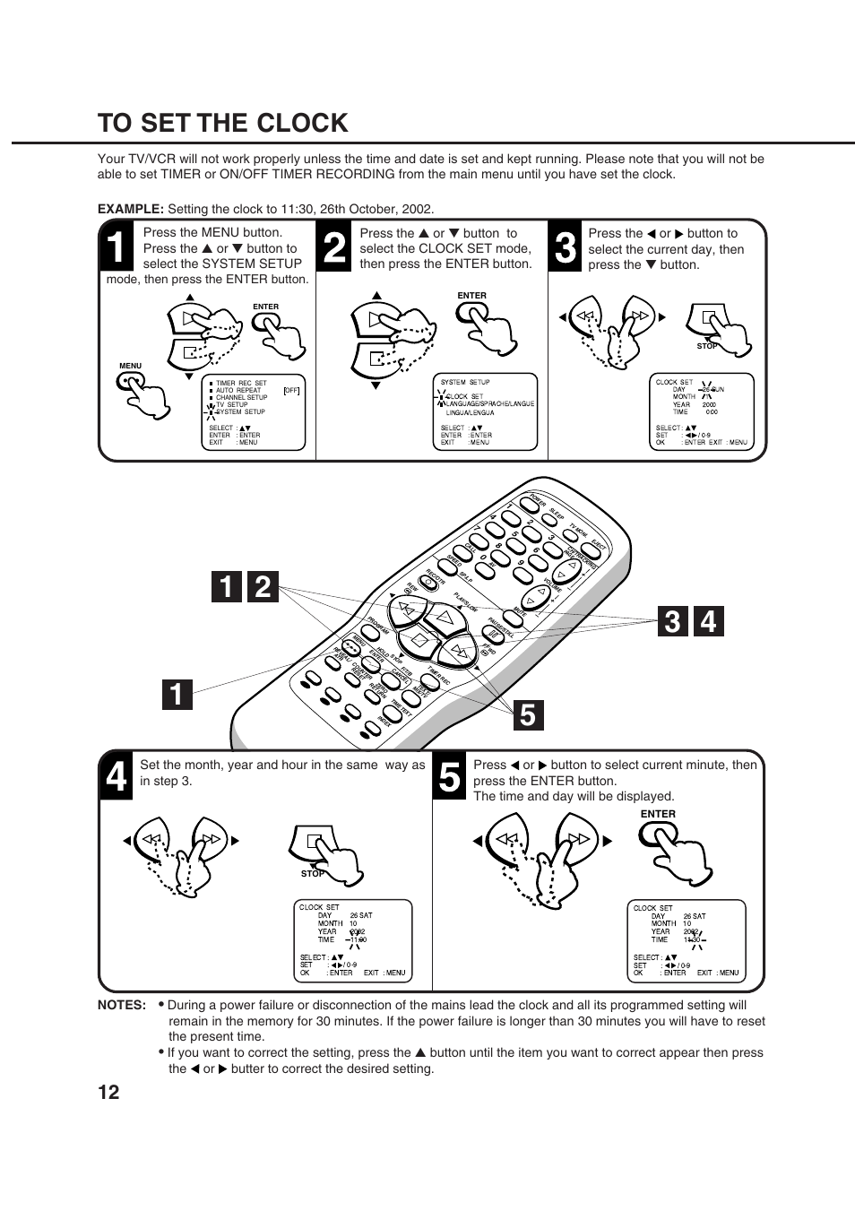 Mode, then press the enter button | Orion 20VROT User Manual | Page 14 / 44