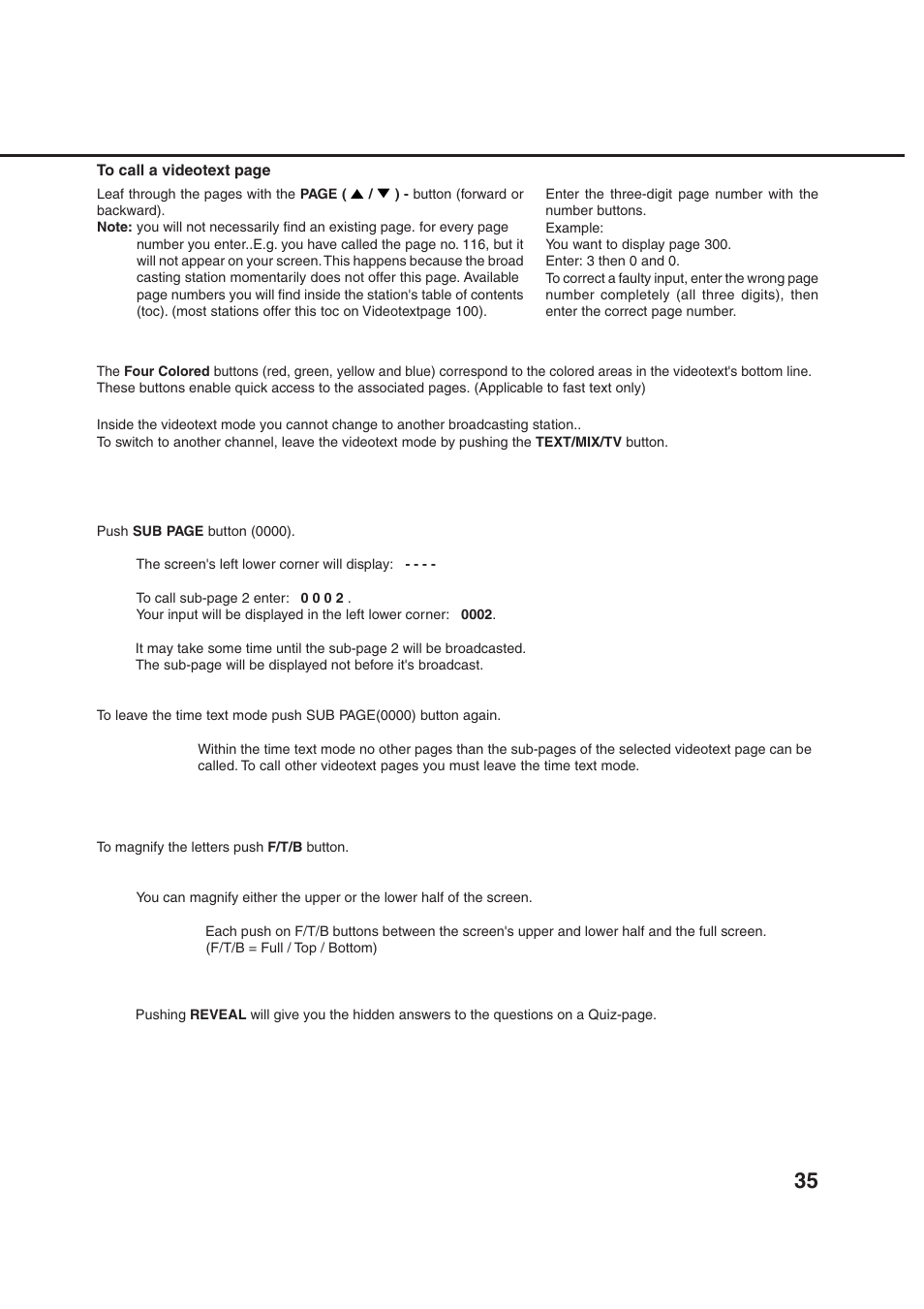 Orion 20VROT User Manual | Page 37 / 44