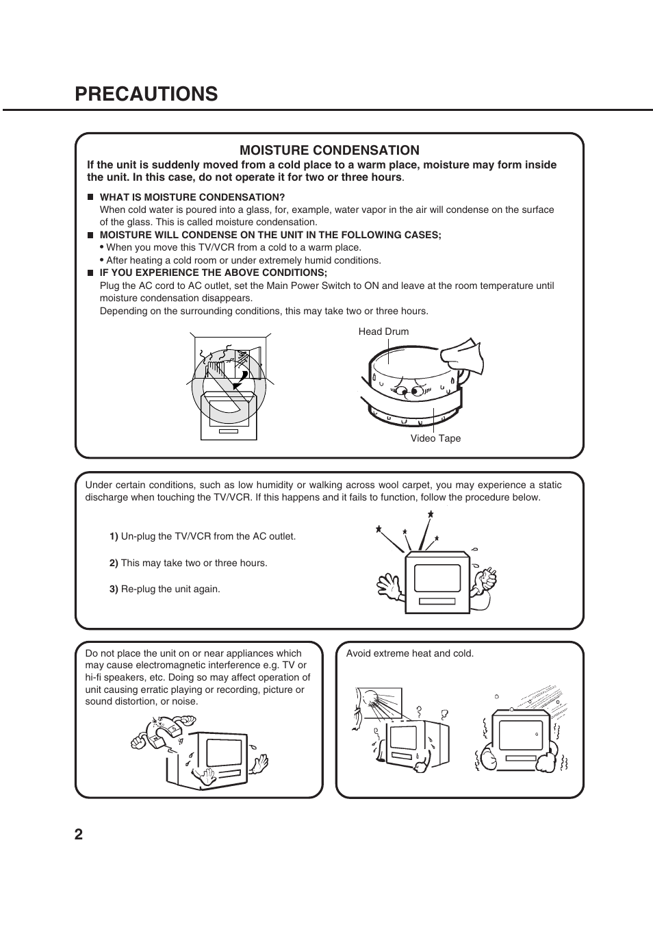 Precautions | Orion 20VROT User Manual | Page 4 / 44