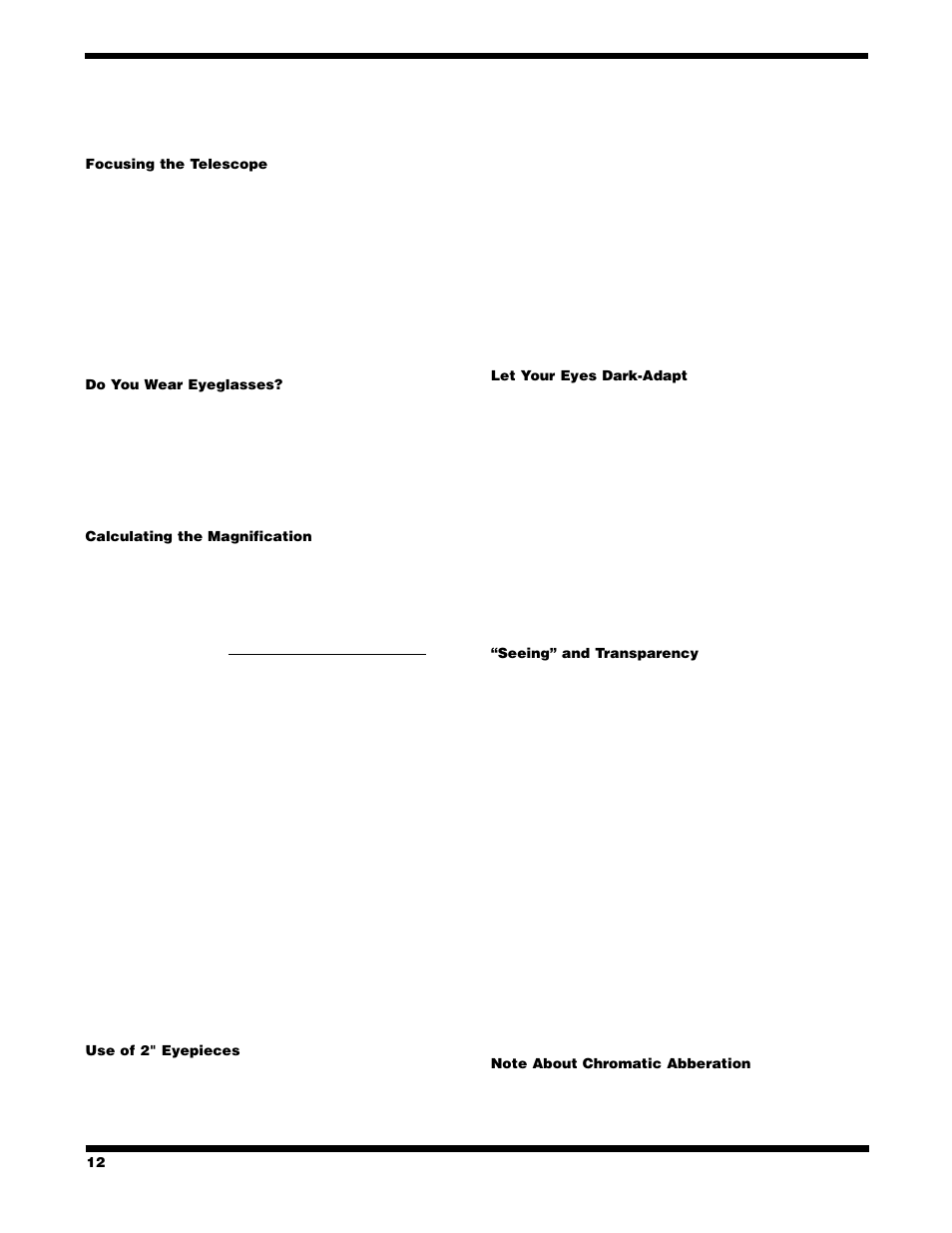 Orion 120 EQ User Manual | Page 12 / 16