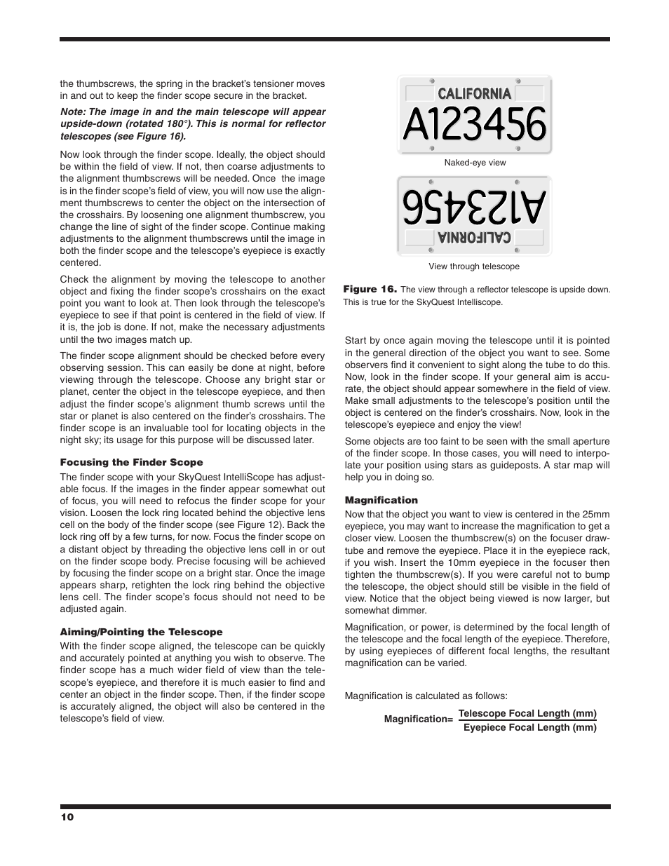 Orion SKYQUEST XT10 User Manual | Page 10 / 20