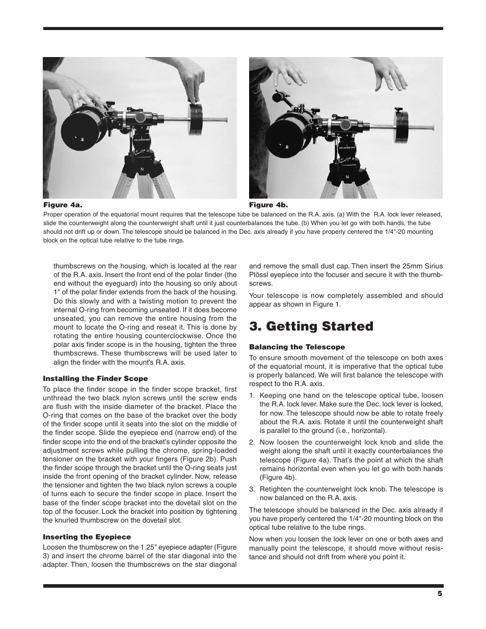 Getting started | Orion ASTROVIEW 9862 User Manual | Page 5 / 16