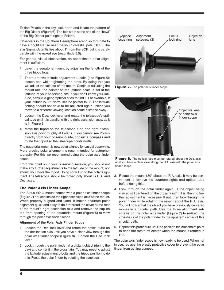 Orion SIRIUS 9995 User Manual | Page 6 / 28