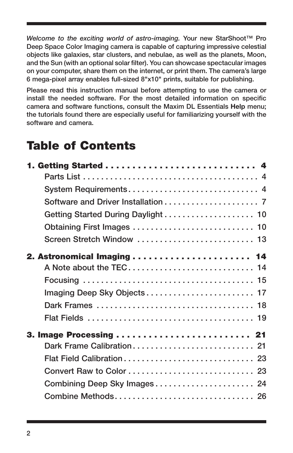 Orion 52084 User Manual | Page 2 / 56