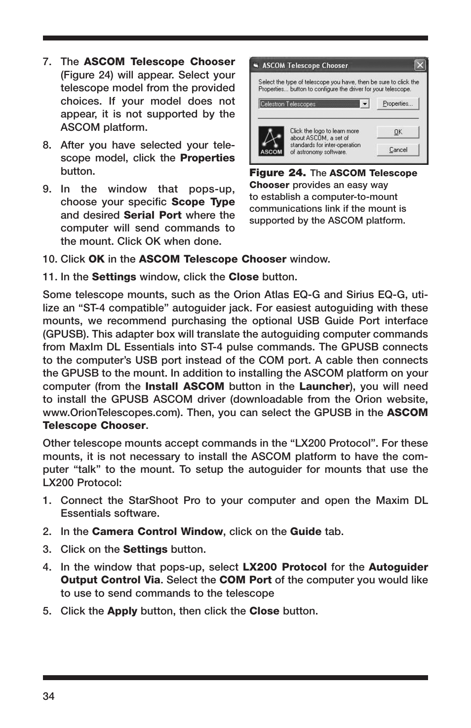 Orion 52084 User Manual | Page 34 / 56