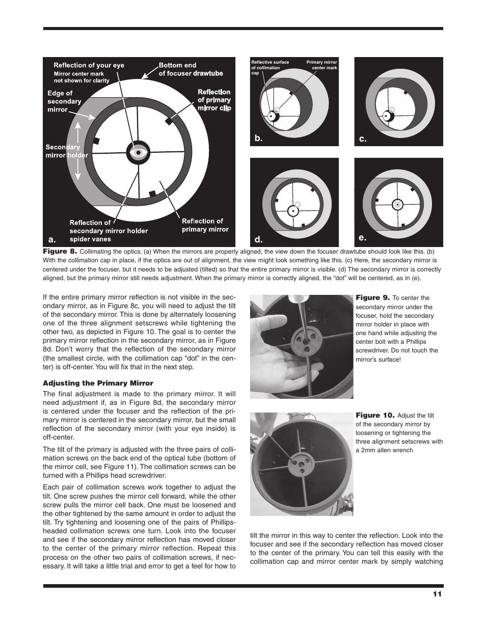 A. b. c. d. e | Orion SPACEPROBE 9851 User Manual | Page 11 / 16