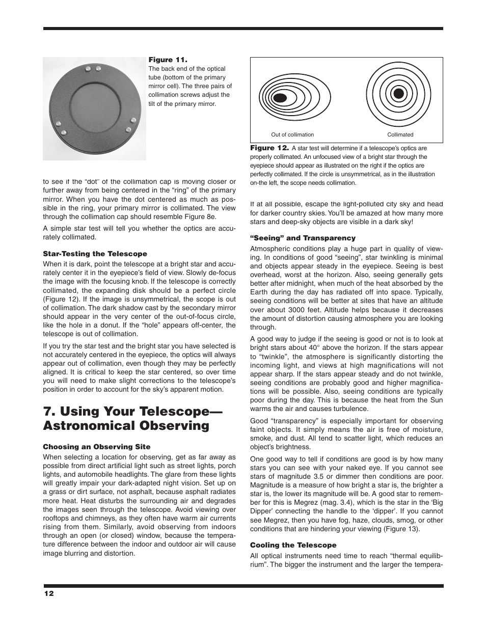 Using your telescope— astronomical observing | Orion SPACEPROBE 9851 User Manual | Page 12 / 16