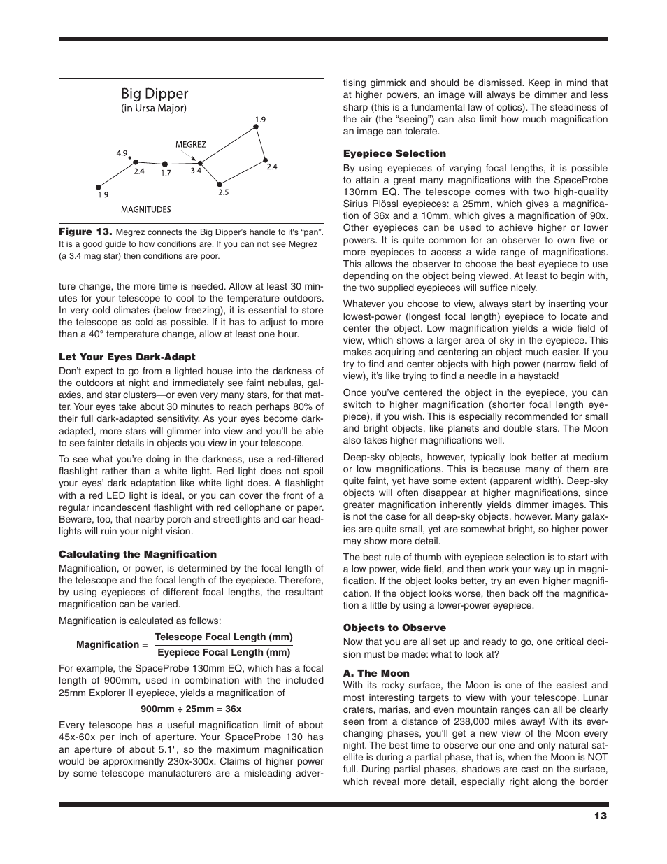 Orion SPACEPROBE 9851 User Manual | Page 13 / 16