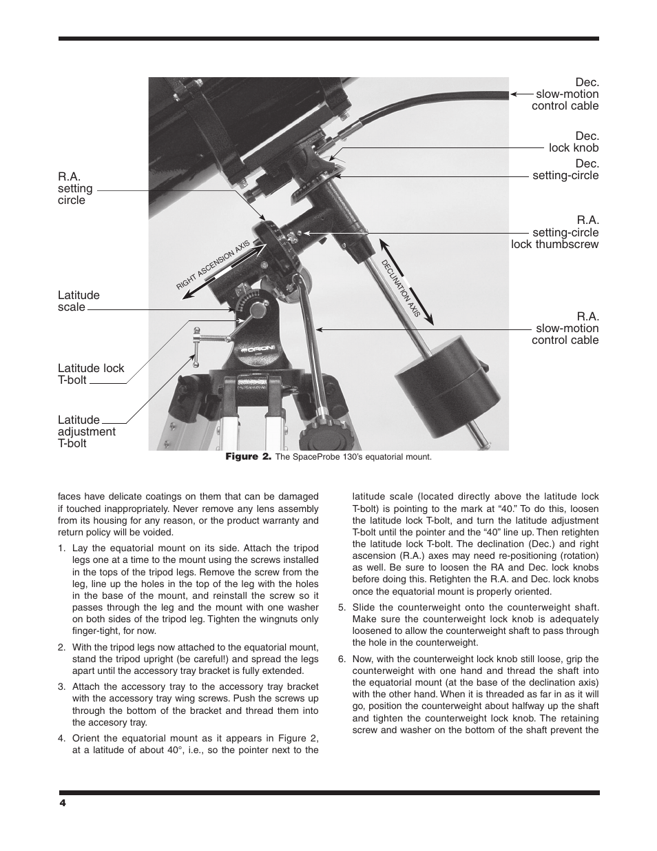 Orion SPACEPROBE 9851 User Manual | Page 4 / 16