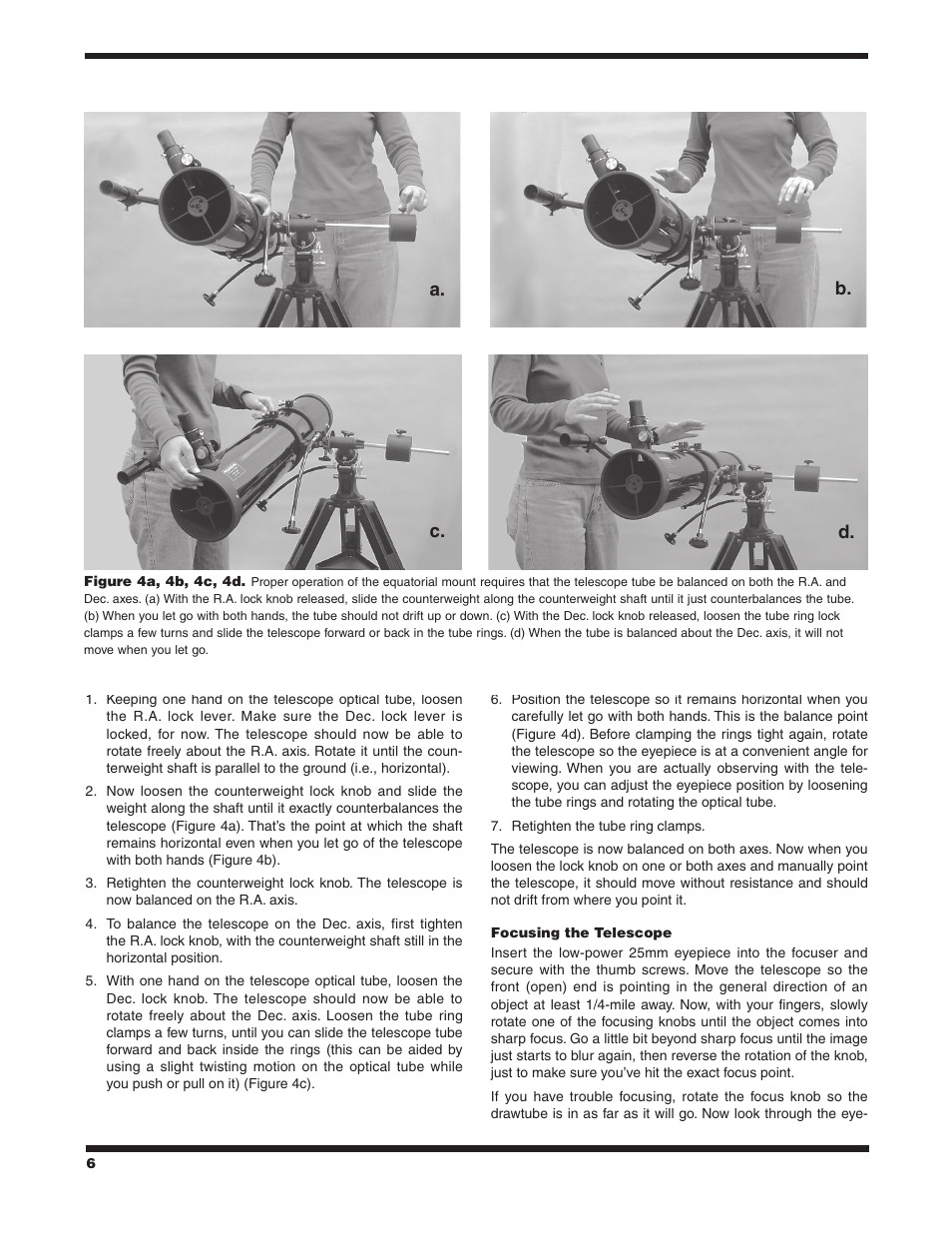 B. d. c. a | Orion SPACEPROBE 9851 User Manual | Page 6 / 16