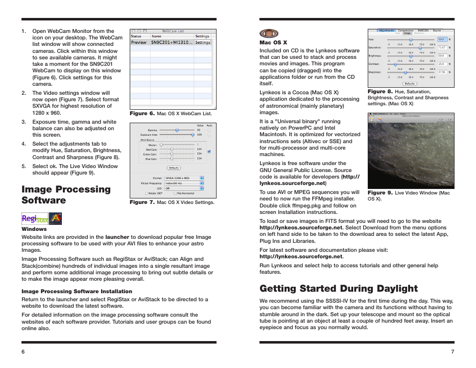 Image processing software, Getting started during daylight | Orion STAR SHOOT 52175 User Manual | Page 4 / 10