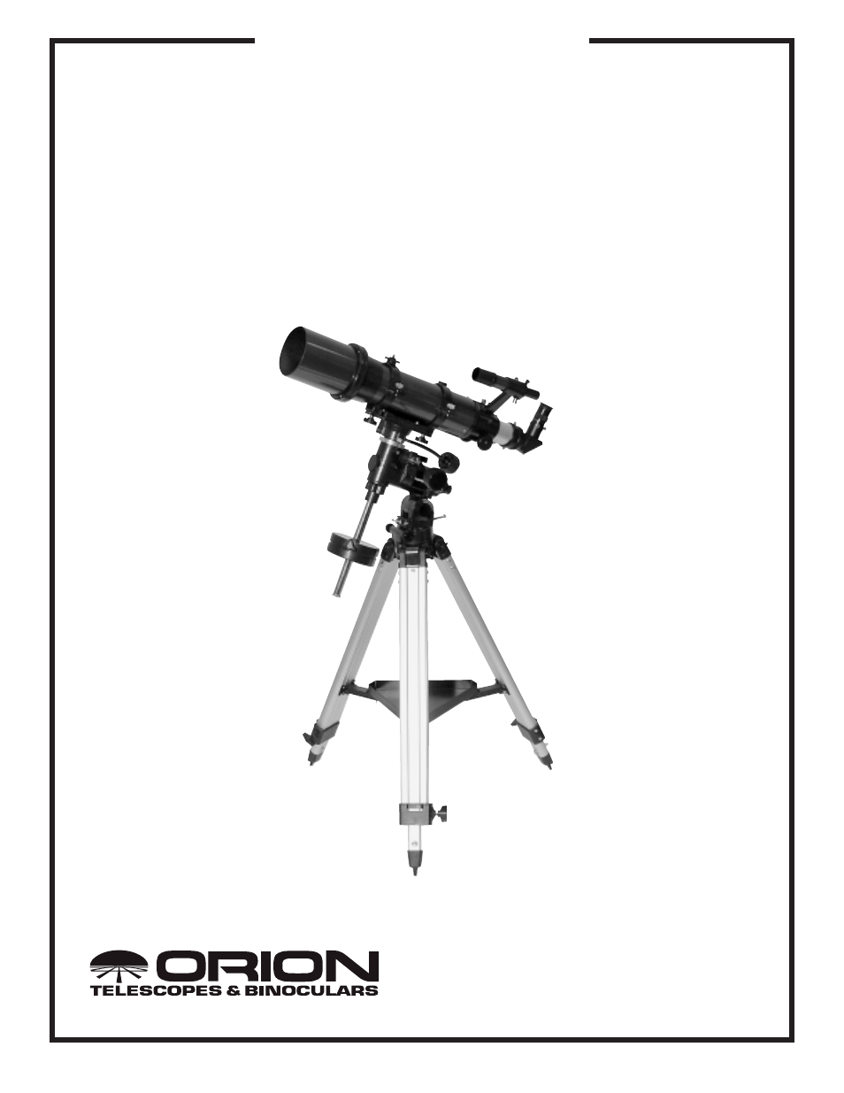 Orion 100 EQ User Manual | 16 pages