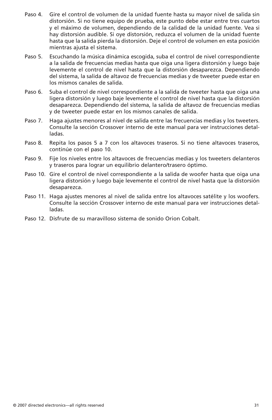 Orion CobaltTM G42110 User Manual | Page 32 / 66