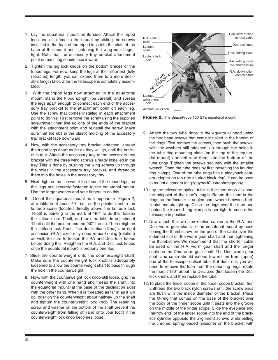 Orion SPACEPROBE 130ST EQ User Manual | Page 4 / 16