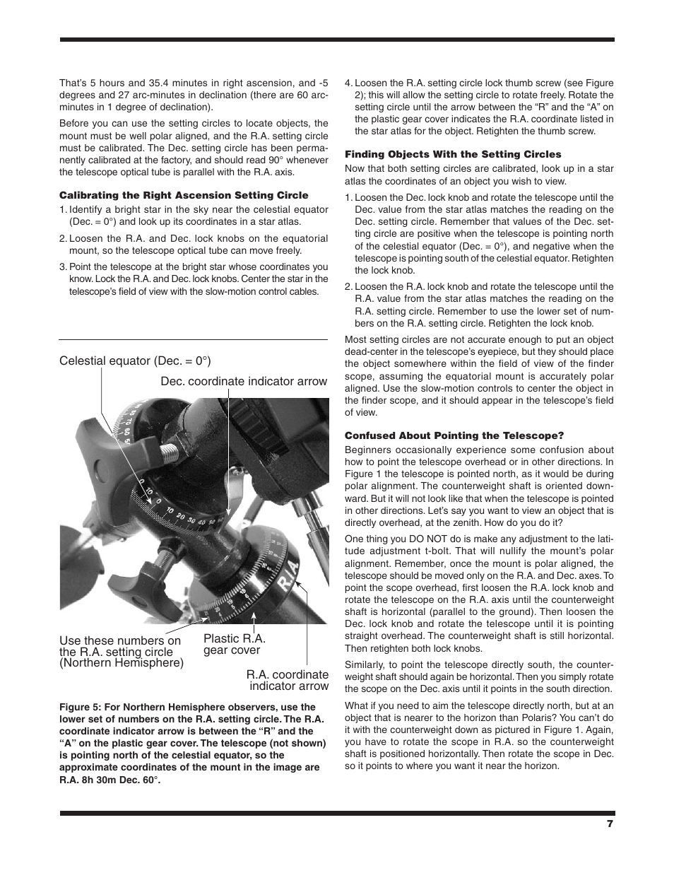 Orion EQ-2 EQUATORIAL MOUNT 9828 User Manual | Page 7 / 8