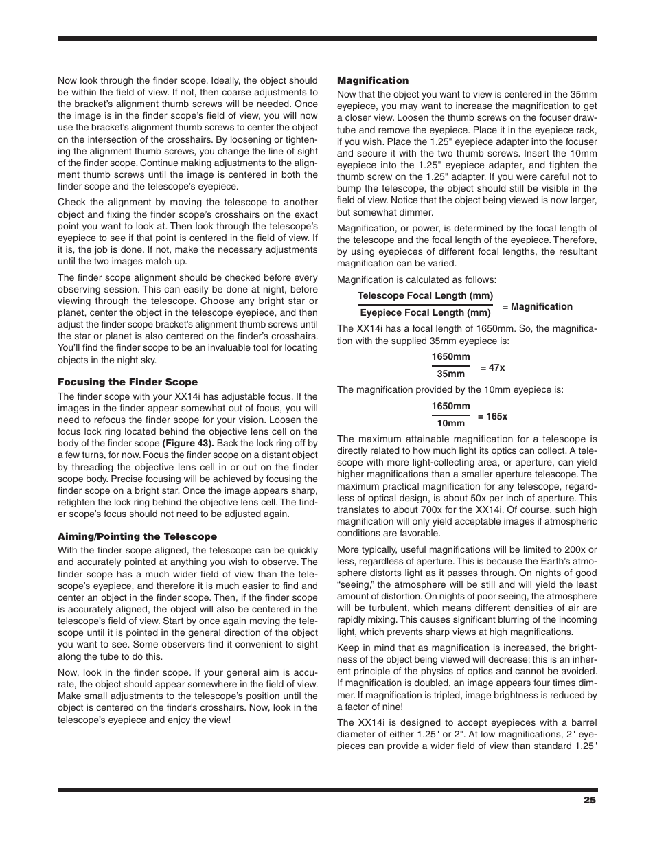 Orion SKYQUEST XX14I User Manual | Page 25 / 34