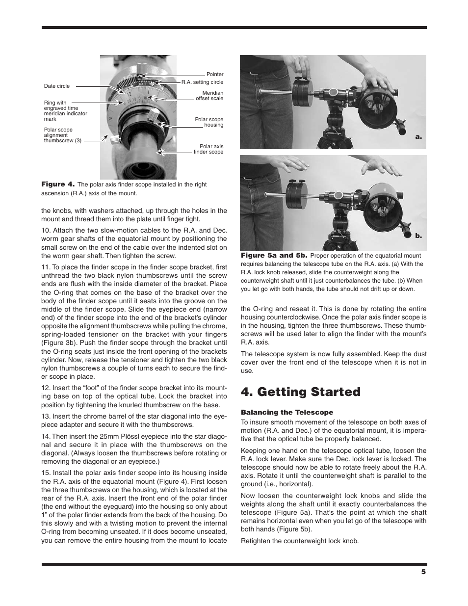 Getting started | Orion STARMAX 9826 User Manual | Page 5 / 15