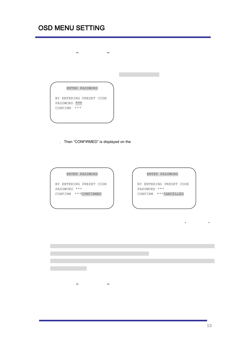 Osd menu setting, B-8-2, B-8-3 | Optiview Mini Speed Dome Camera User Manual | Page 13 / 31