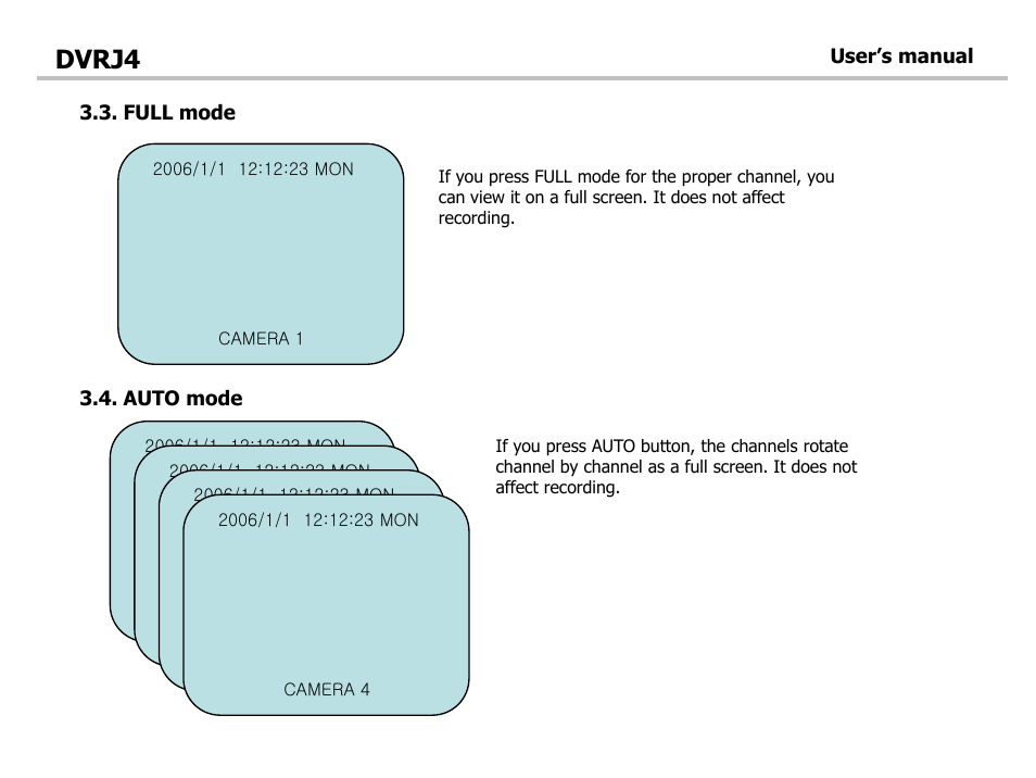 Dvrj4 | Optiview DVRJ4 User Manual | Page 13 / 44