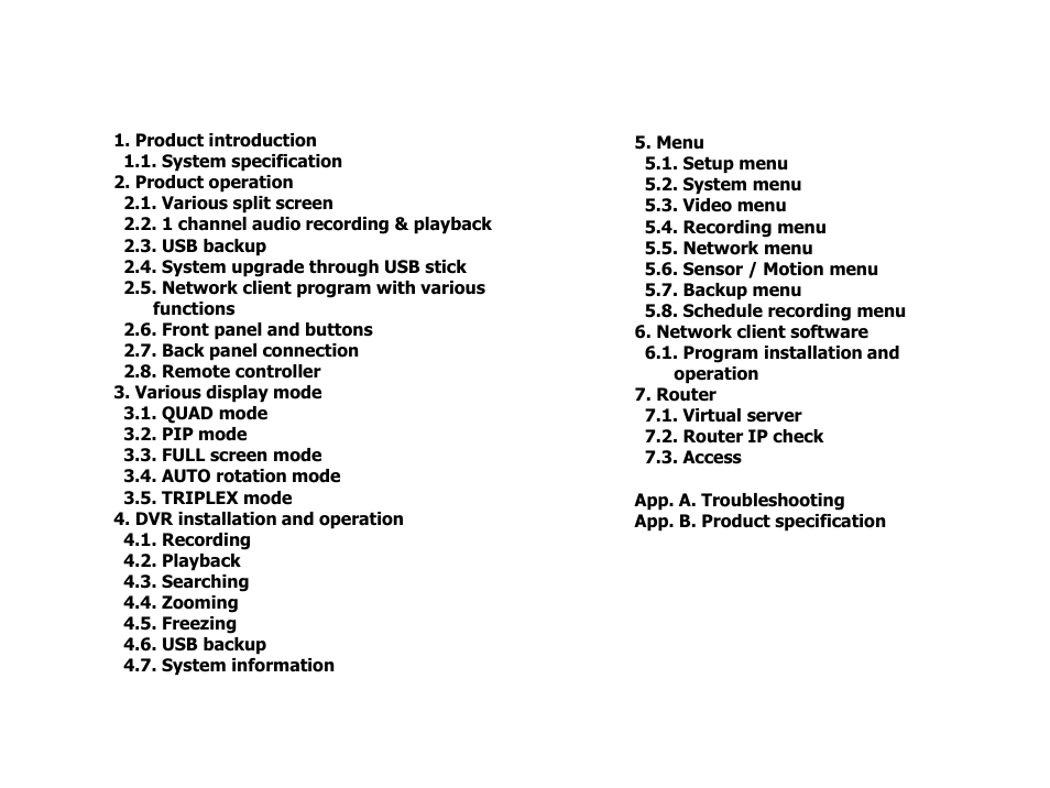 Optiview DVRJ4 User Manual | Page 2 / 44
