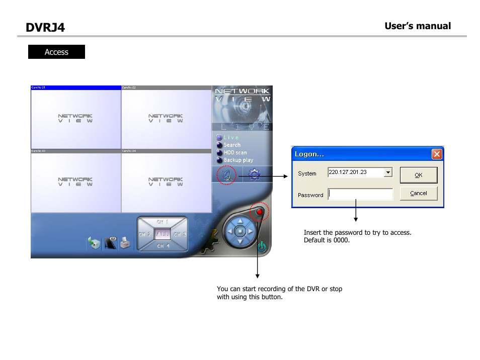 Dvrj4 | Optiview DVRJ4 User Manual | Page 34 / 44