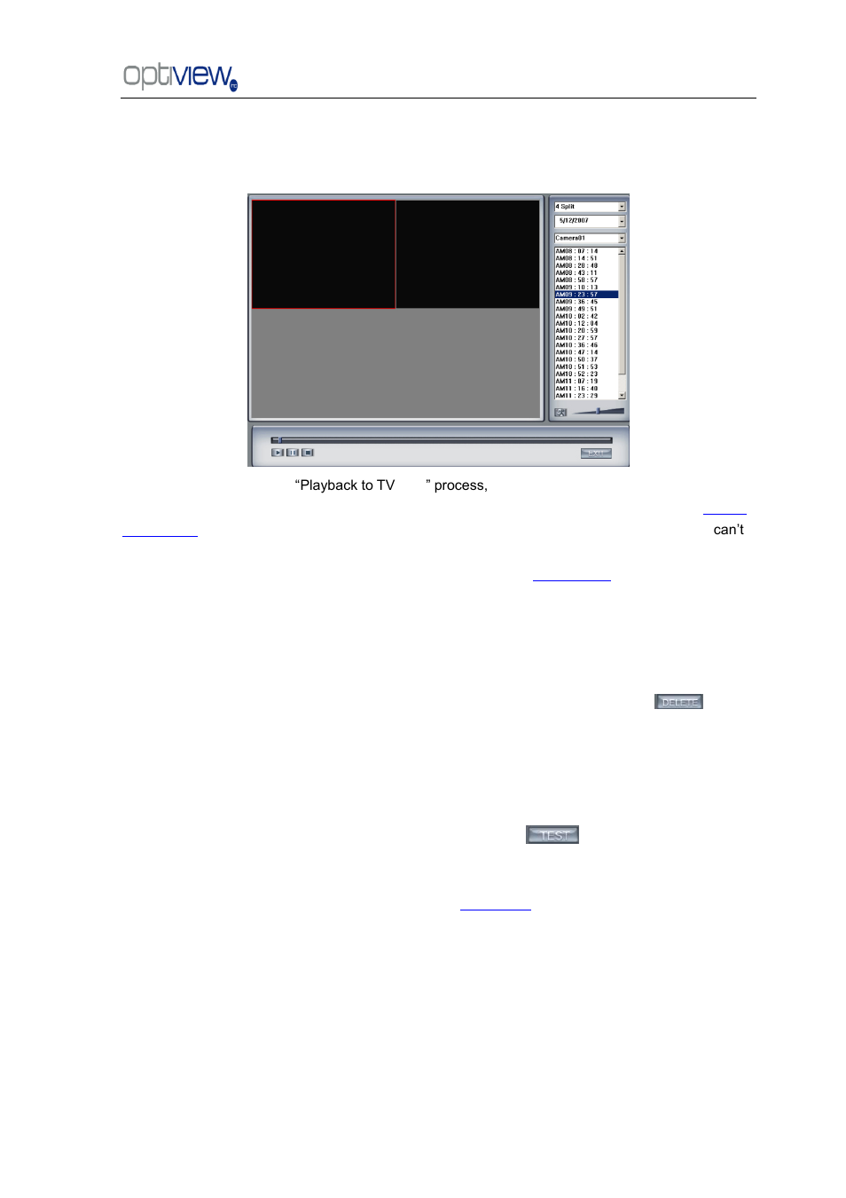 Playback to tv wall | Optiview G0521 User Manual | Page 15 / 81