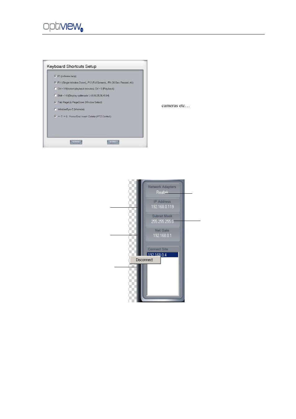 Motion, Detection setup | Optiview G0521 User Manual | Page 17 / 81