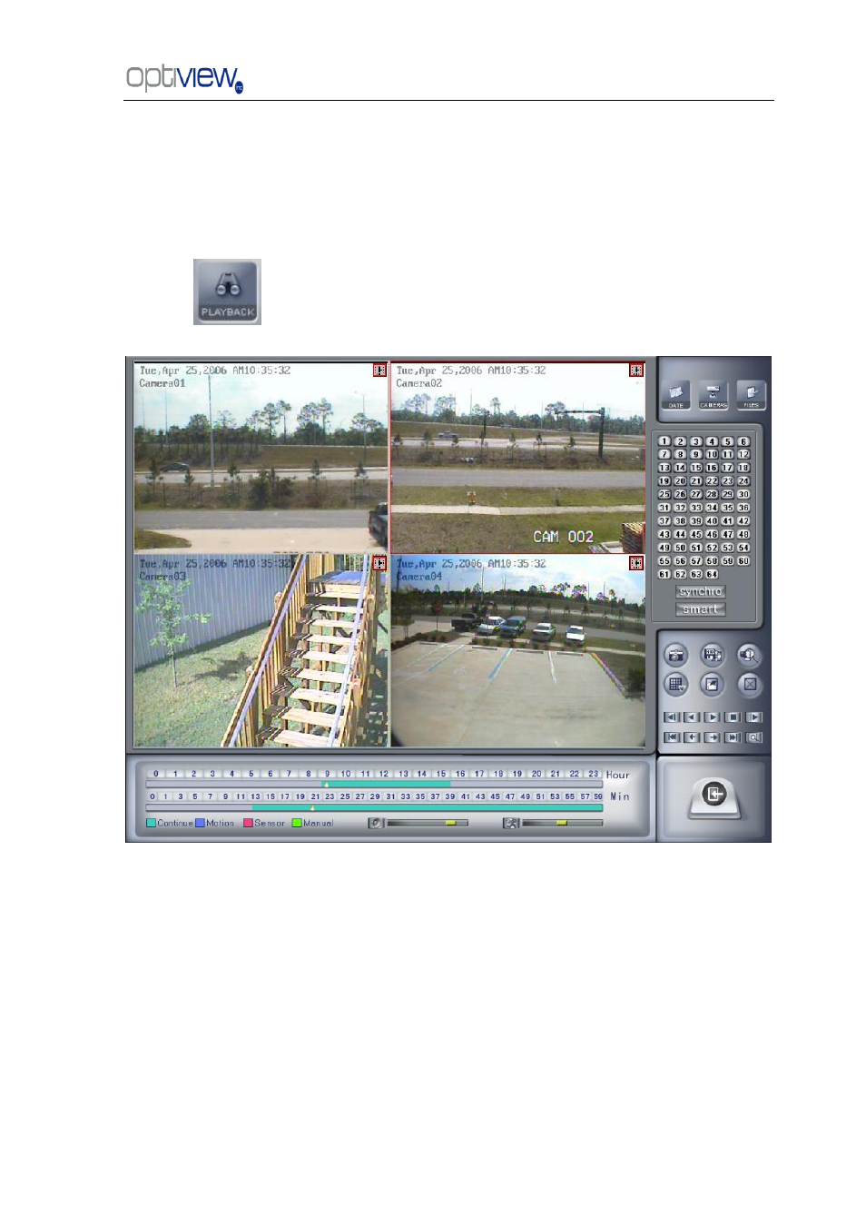 Chapter 4 local playback | Optiview G0521 User Manual | Page 50 / 81