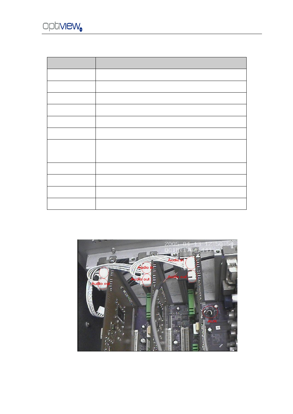 Optiview G0521 User Manual | Page 73 / 81