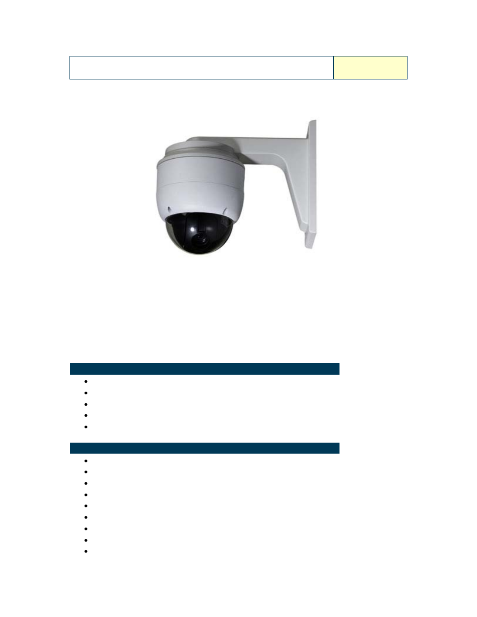 Optiview 10X Day/Night Speed Dome PTZ Camera 10XSPD User Manual | 2 pages