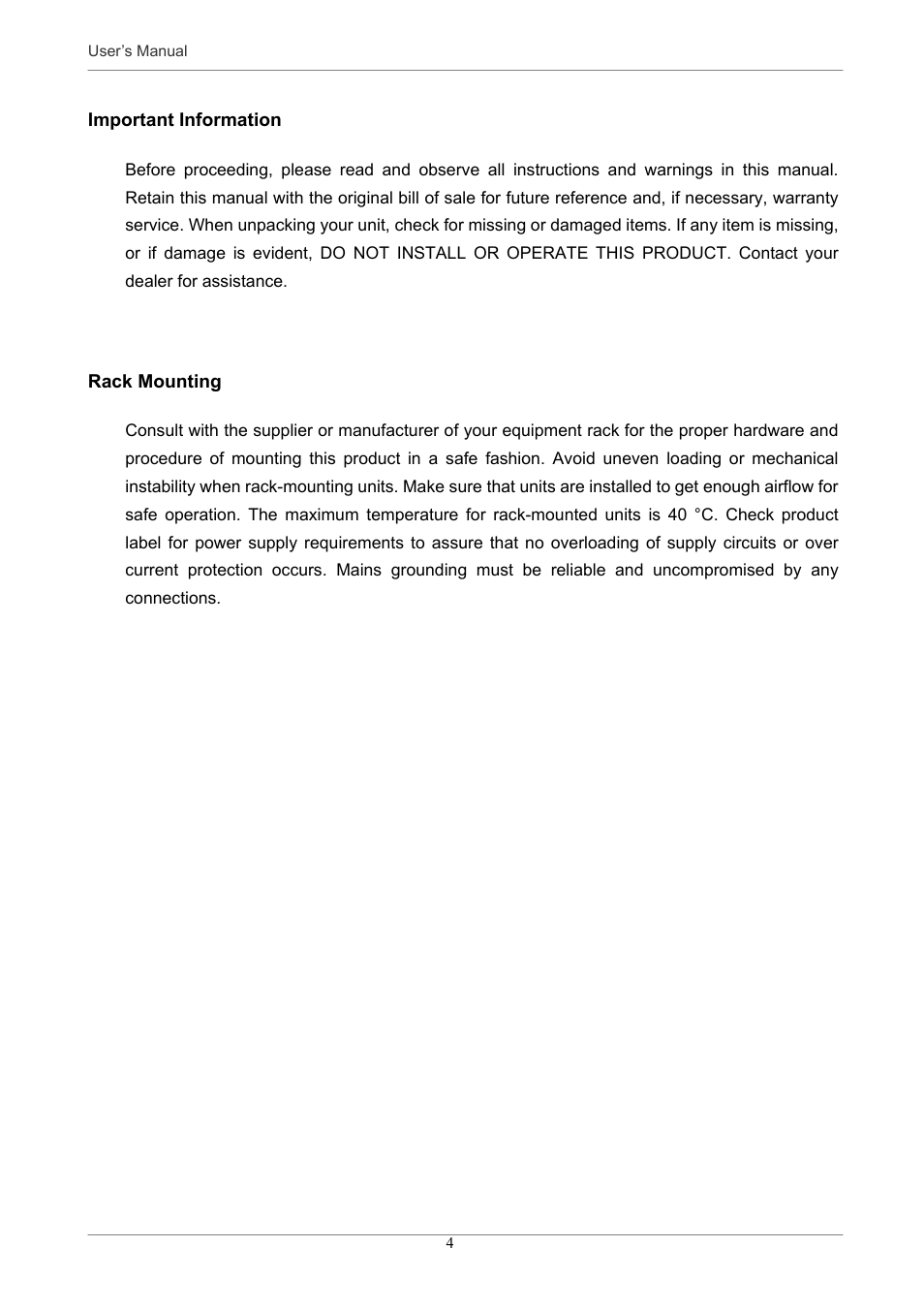 Optiview MPEG-4 User Manual | Page 4 / 41