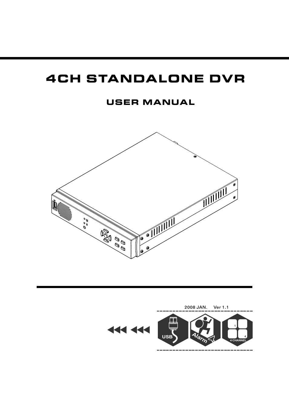Optiview 4CHs User Manual | 24 pages