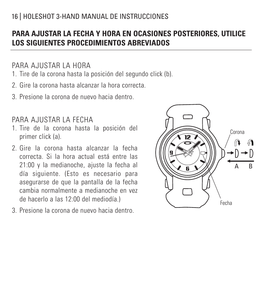 Oakley Holeshot 3 Hand User Manual | Page 17 / 99