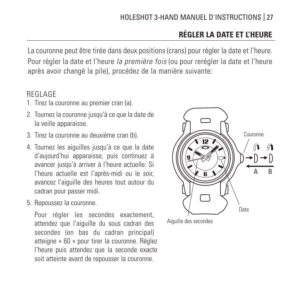 Oakley Holeshot 3 Hand User Manual | Page 28 / 99